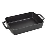 Roaster Small Baker 38x26cm (Cast Iron Rectangular Dish in Black)