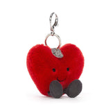 AMUSEABLE HEART BAG CHARM