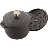 Round Cocotte 1.74L/16cm dia Chistera Drop