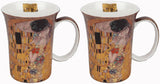 Gustav Klimt - The Kiss Mug Pair (Set of 2)