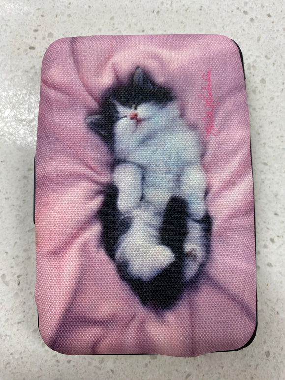 RFID Wallet - Sleeping Kitten