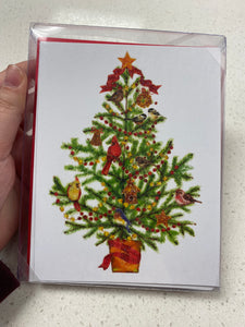 Gina b christmas tree boxed cards