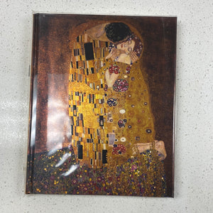 Large Klimt Kiss journal
