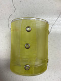 Candle Holders- Green and Orange