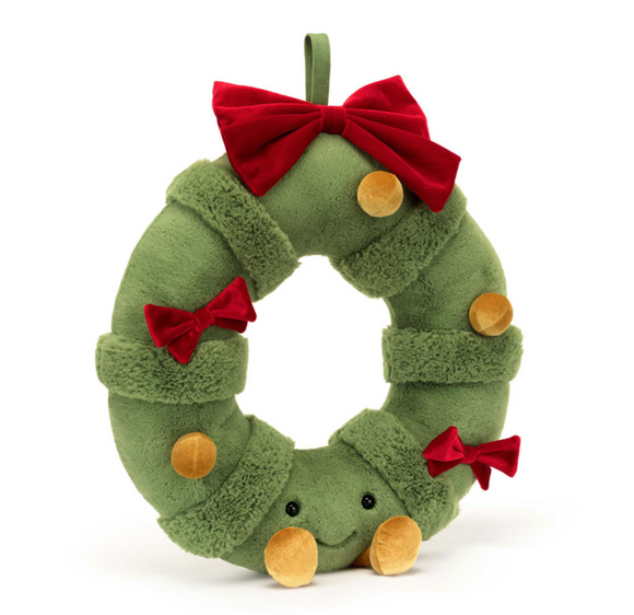 AMUSEABLES DECORATED CHRISTMAS WREATH