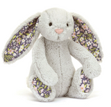 BLOSSOM SILVER (GREY) BUNNY 'BLOOM' - LITTLE