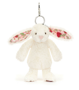 BLOSSOM CREAM BUNNY 'BERRY' BAG CHARM