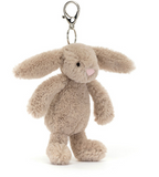 BASHFUL BEIGE BUNNY BAG CHARM