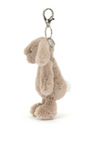 BASHFUL BEIGE BUNNY BAG CHARM