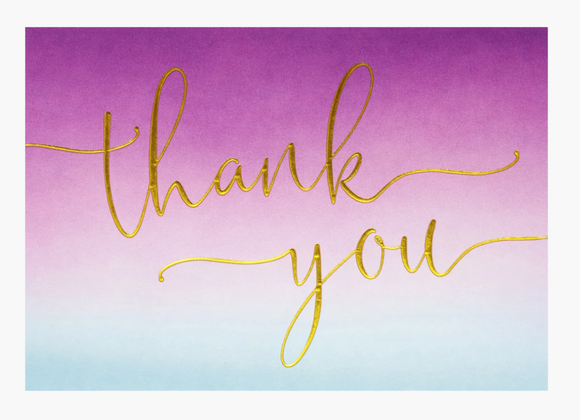 Thank you boxed cards(Amethyst, Peter Pauper)