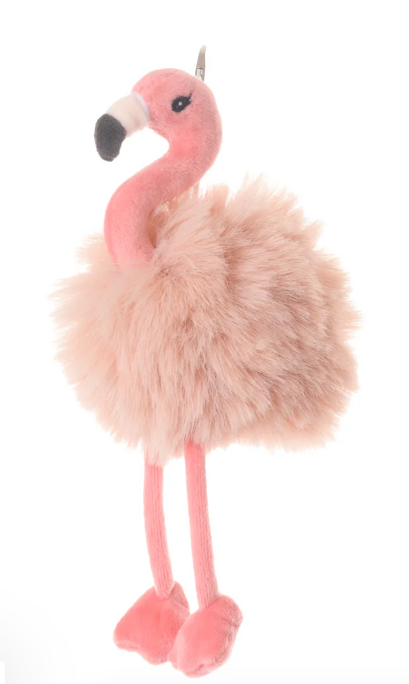 Phoebe XL Bag Charm (Flamingo)