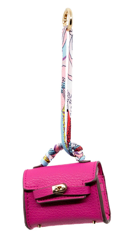 Mini Birkin Purse Charm in Pink