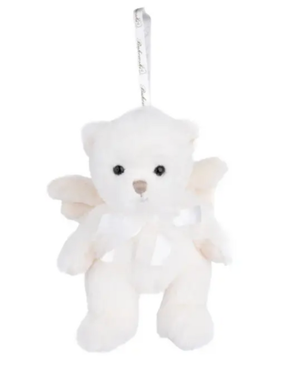 Dillon (Bear bag charm with angel wings)