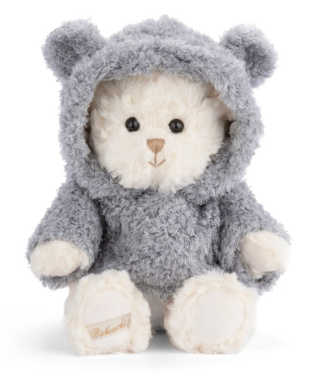 Lucas (White bear with grey hoodie)