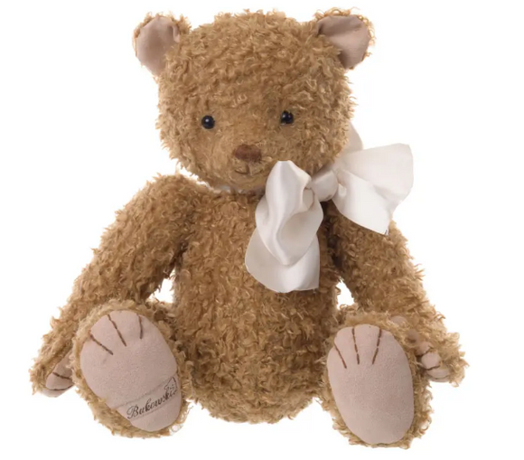 Frankie (Brown Bear with white bow around the neck)