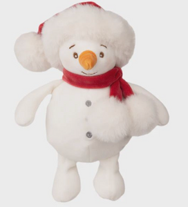 Baby Snowman (with Santa hat and red scarf)