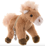 Pony Bag Charm (2 assorted)-brown & tan