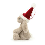 BASHFUL CHRISTMAS BUNNY DECORATION