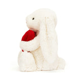 BASHFUL RED LOVE HEART BUNNY (2 Sizes)