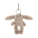 BASHFUL BEIGE BUNNY BAG CHARM