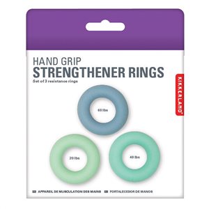 Hand Grip Strengthener Rings - Set of 3 Resistance Rings – St.Clair ...