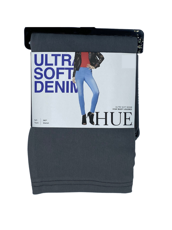Ultra Soft Denim HW Leggings - Grey
