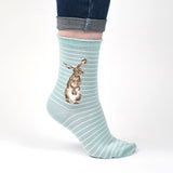 'Hare and the Bee' Hare Socks