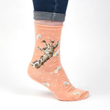 'Flowers' Giraffe Socks