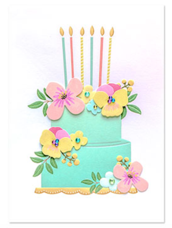 Floral cake, BD