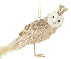 Crowned Owl Ornament