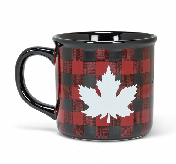 Maple Leaf Check Mug (14oz)