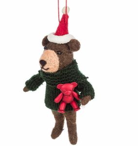 Holiday Bear with Bear Ornament #8