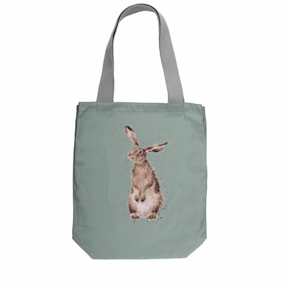 'Hare and the Bee' Canvas Tote Bag