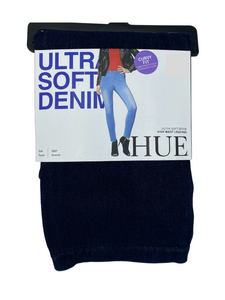 Curvy Ultra Soft HW Leggings-Black Indigo Wash(20652Y)