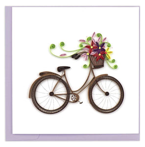 Bicycle & Flower Basket, BL