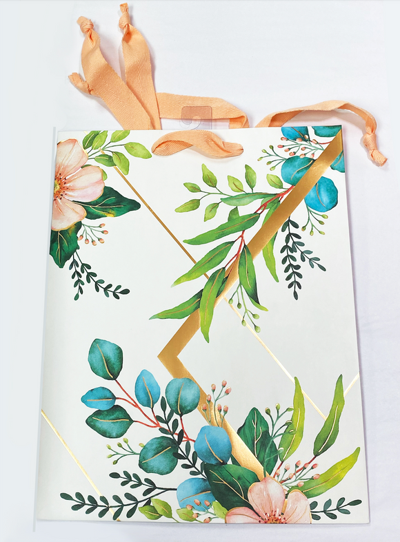Eucalyptus Garden LG Gift bag, Papyrus