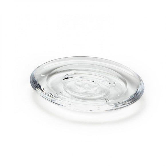 Droplet Soap Dish, Clear