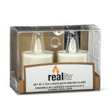 Reallite Set of 2 Flameless Tealight Candles